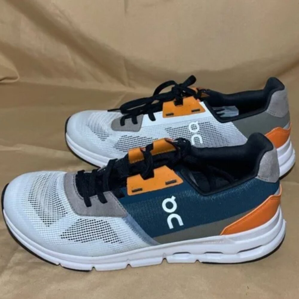 On Women's Cloudrift Breathable Walking Sneaker Shoes, Ivory / Storm Size 7 - Picture 5 of 7